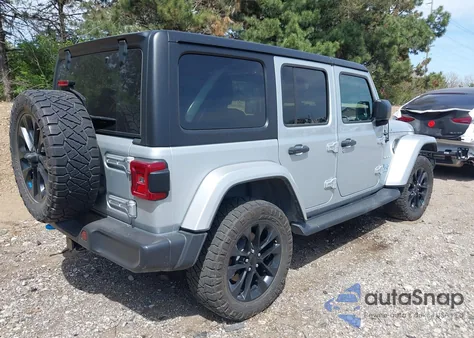 2023 Jeep Wrangler 4Xe Sahara 4X4 from USA, damaged, VIN 1C4JJXP63PW528790